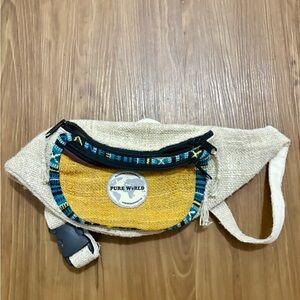 Yellow and Blue Women's Bag